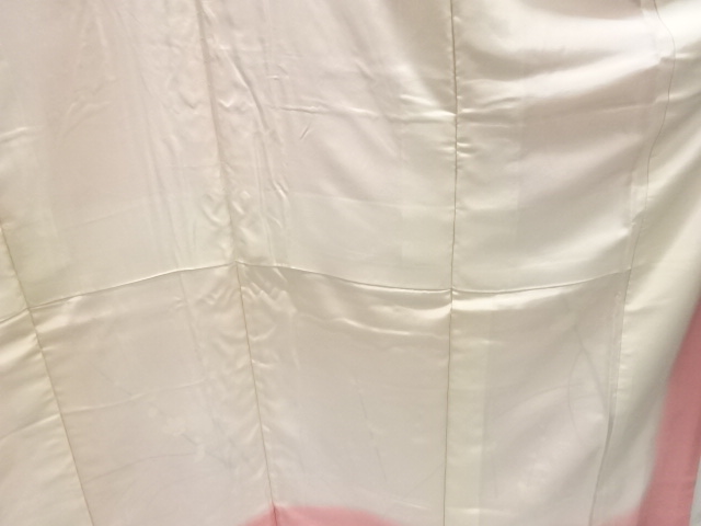  霞に枝花模様訪問着